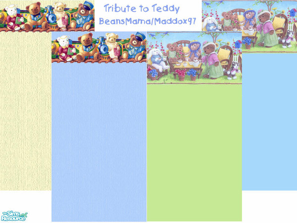 Sims 2 — Tribute to Teddy by maddox97 — Teddy Bear Train and Teddy Bear Picnic for your little ones. Teddy Bear Train