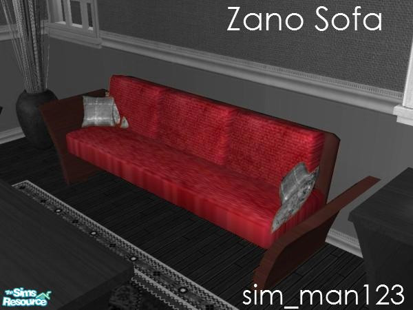 Sims 2 — Zano Living Set - Sofa by sim_man123 — Part of the Zano Living Set.