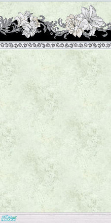Sims 2 — D2DFancy Floral - Mottled White by D2Diamond — ...