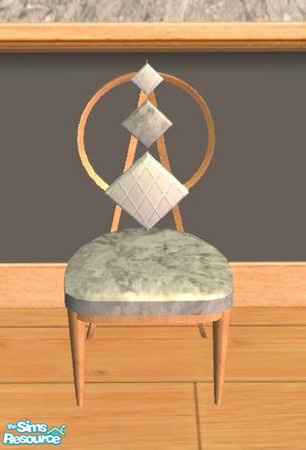 Sims 2 — D2DDM Diamond back chair White by D2Diamond — 10 fun designs to complete your kitchen!