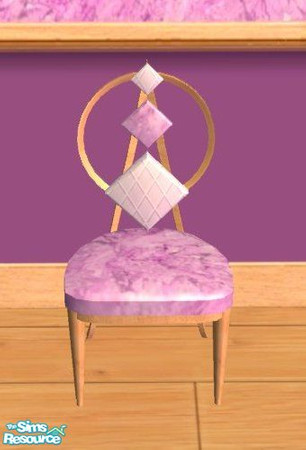Sims 2 — D2DDM Diamond back chair Pink by D2Diamond — 10 fun designs to complete your kitchen!