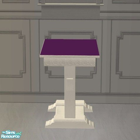 Sims 2 — Purple Arizona - Endtable by Riverwillows — Arizona Set done in purples, by Riverwillows.