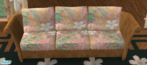 Sims 2 — TC 62 Bijoux Sofa by H3wwy — Texture Challenge 62 provided by RPaxton. Meshes by Holy Simoly.Rug by Echo 