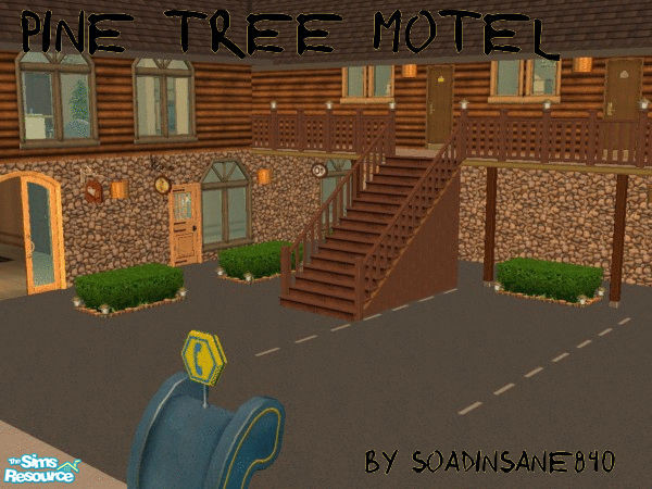 Sims 2 — Pine Tree Motel by soadinsane840 — Stunning motel offers many different lodging options including a couple two