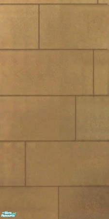 Sims 2 — Pharaoh's Restaurant - Build - Wall by luvs10s — Aged limestone wall for Pharaoh's Restaurant