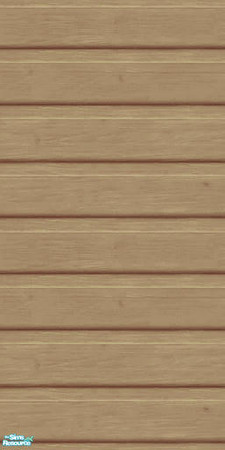 Sims 2 — Horizontal Clapboard in Almond by h3psibah — Wide, horizontal clapboard in a popular Arts & Crafts hue.