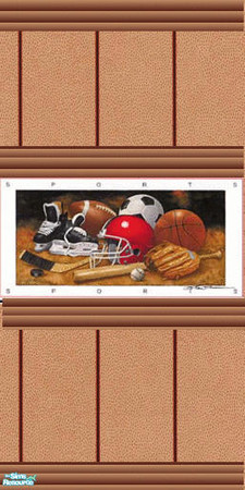 Sims 2 — Sports Bedroom - sports panel 1 by ead425 — 