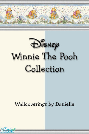 Sims 2 — Winnie The Pooh Border Set by dancbauer — Wallcoverings by Danielle Classic Winnie the Pooh wallpaper Border