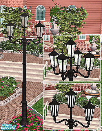 Sims 2 — 'Schinkel' Park Gas Lantern 9 by chrissy6930 — 'Schinkel' Park Gas Lantern 9. No cheatcode required for