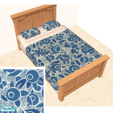 Sims 2 — Kid's Bedding Collection - Bold Flowers by agaliha5 — 