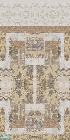 Sims 2 — Aztec wall by The_Unicorn — -