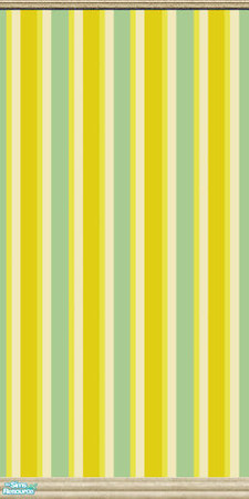 Sims 2 — Summer Stripe by Lorah — Cute in the kitchen and children's room.