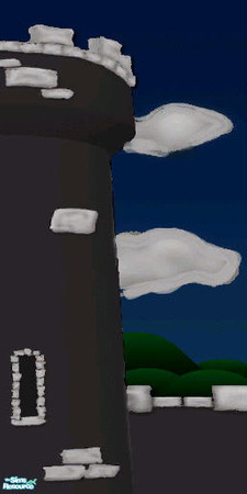 Sims 2 — The Black Royals- Wallpaper(right tower) by Morganthe — 