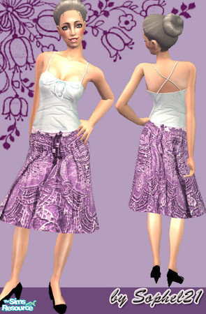 Sims 2 — SO_ElderCollection_003 - 3 by Sophel21 — whole outfit for elder females. (hair from model by windkeeper) ***Req.