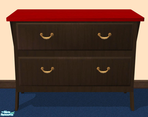 Sims 2 — Cowpoke Furniture for Boys!  - Dresser by Shannanigan — Requires original mesh to work in your game.