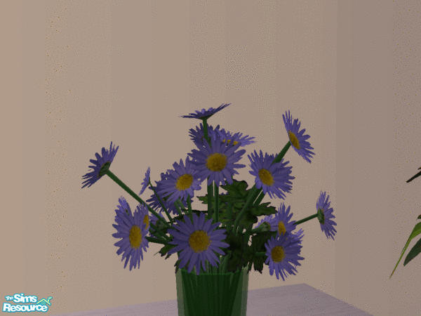 Sims 2 — Aster Daisies for Floral Workstation by wimpy1968 — More varieties for your florist shop.