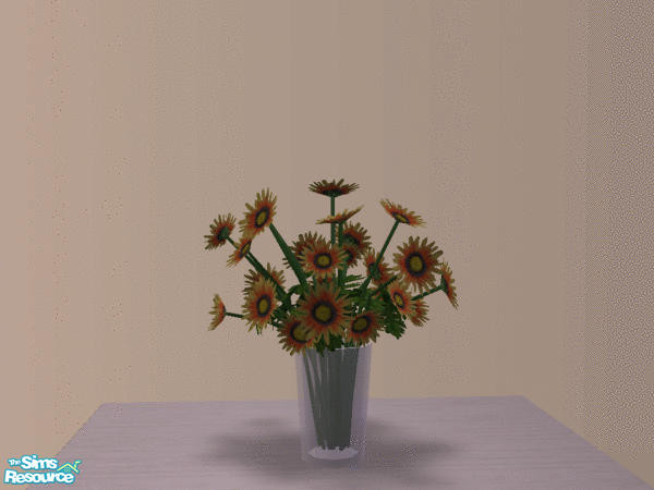 Sims 2 — Gazania Daisies for Floral Workstation by wimpy1968 — More varieties for your florist shop.