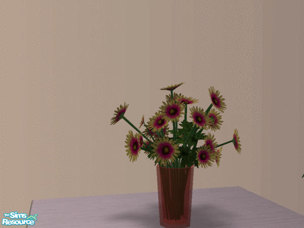 Sims 2 — Blanket Daisies for Floral Workstation by wimpy1968 — More varieties for your florist shop.