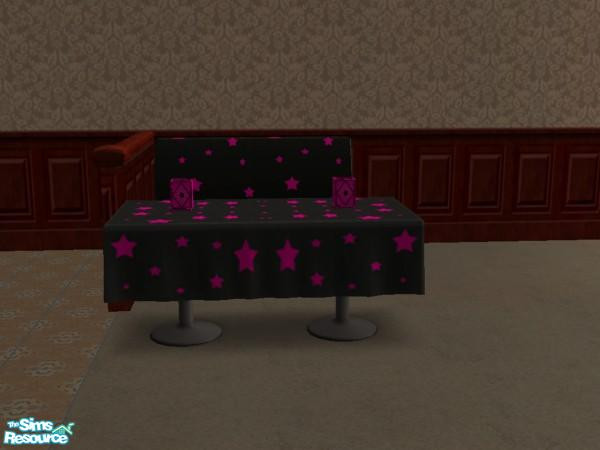 Sims 2 — Starstruck Dining set - Individual Item by Gothachu — Starstruck dining table. A recolour of the Maxis table. To