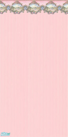 Sims 2 — TL - Kids Walls - Carousel - Wall 1 by TabbyLou — First wall in Carousel group in Kids Wall sets. Use in