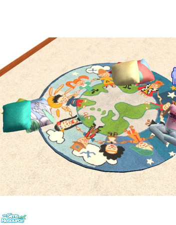 Sims 2 — Sim Community Preschool - Floor Cushions by agaliha5 — 
