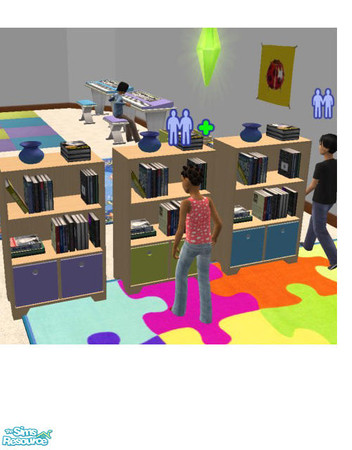 Sims 2 — Sim Community Preschool - Book - Green by agaliha5 — 