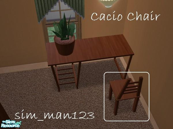 Sims 2 — Cacio Bedroom Set - Chair by sim_man123 — Part of the Cacio Bedroom Set. ~TSRAA~