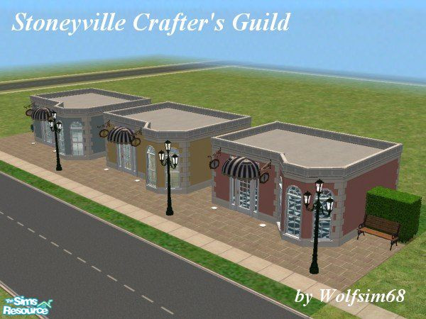 Sims 2 — Stoneyville Crafter\'s Guild by Wolfsim68 — This is dedicated to everyone who\'s support & encouragement