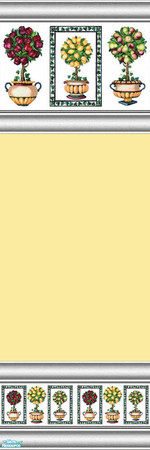 Sims 2 — The Lemon Tree Collection - Yellow by dancbauer — Wallcoverings by Danielle