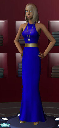 Sims 2 — Royal Splendor by LIUBlueJeans — This gown, in royal blue, will make your Sim the belle of any ball. This is my