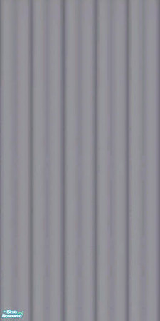 Sims 2 — Basic Trailer Siding Gray - Vertical by AmberDiceless — Plain, simple gray trailer siding in a vertical pattern.