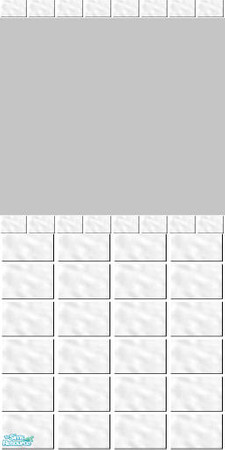 Sims 2 — Gray Tile Wall by Lisasimpsonfan — Part of my Tile and Painted wall set.