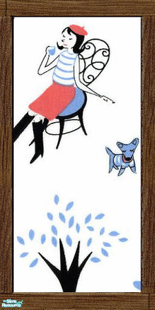 Sims 2 — Paris Wallpaper by katie_ryan — Paris Wallpaper