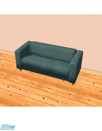 Sims 2 — Cheap Sofa: Blue Slipcovers - Quilted by agaliha5 — 