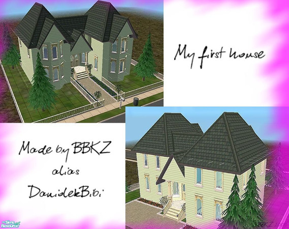 Sims 2 — My first upload! by BBKZ — It is my 1st uploaded house (you can download this file also from www.thesims2.ea.com