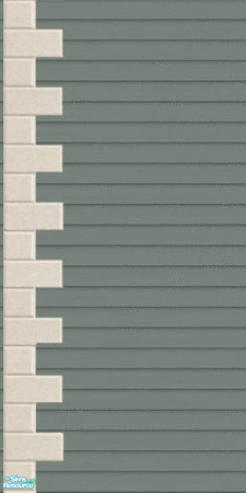 Sims 2 — JJs Grey Green second floor siding left by thesorceress — Made by request, by The Sorceress. Also for Mac