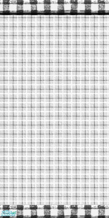 Sims 2 — Black/White Gingham wall - Textured by Raveena — Part of the Gingham Galore set which includes gingham curtains,