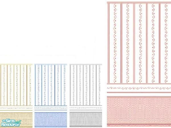 Sims 2 — ornamental wallpaper by juttaponath — Please do not reupload.