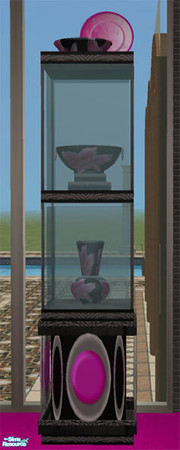 Sims 2 — SnapDragon Lounge - Decoware by Cloisonne — Decoration for the column.