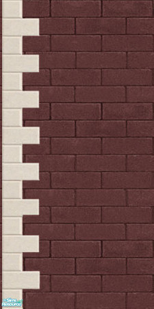 Sims 2 — JJs brown second floor stone left by thesorceress — Made by request by The Sorceress, also for Mac players enjoy