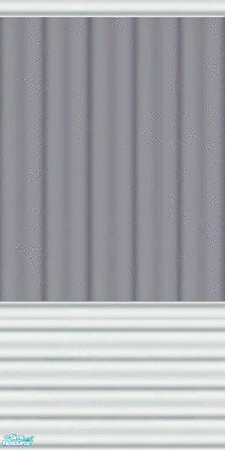Sims 2 — Gray Trailer Siding 2 by AmberDiceless — Gray house trailer siding with white trim. 