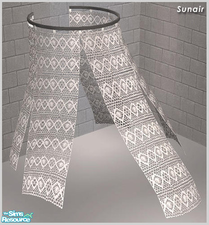 Sims 2 — Sunair T200 RFW Bed Shade (black) by Sunair — Sunair T200 RFW Bed Shade (black) of RFW Bedroom A - Recolor set