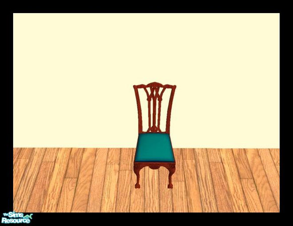 Sims 2 — MDP Teal Bon Appetit Chair by MelandStv — There are 10 colourful upholsteries in this set. Part of my Colour