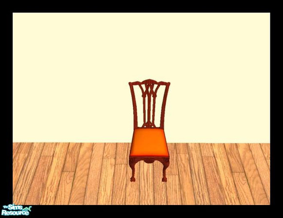 Sims 2 — MDP Orange Bon Appetit Chair by MelandStv — There are 10 colourful upholsteries in this set. Part of my Colour