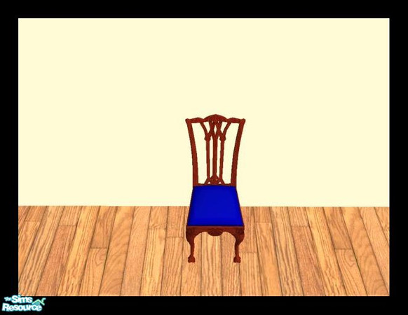 Sims 2 — MDP Blue Bon Appetit Chair by MelandStv — There are 10 colourful upholsteries in this set. Part of my Colour