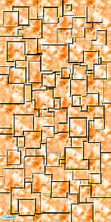 Sims 2 — Orange wall & floor Set - w1 by Ivancica — by Ivana