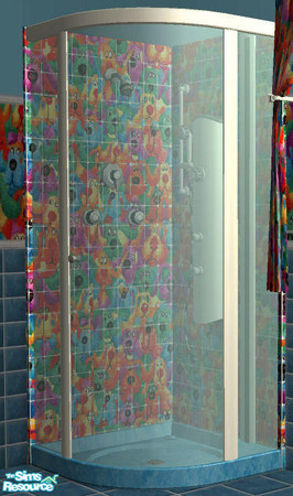 Sims 2 — Red's Colorful Pups Shower by red1060 — Red's Colorful Pups Shower