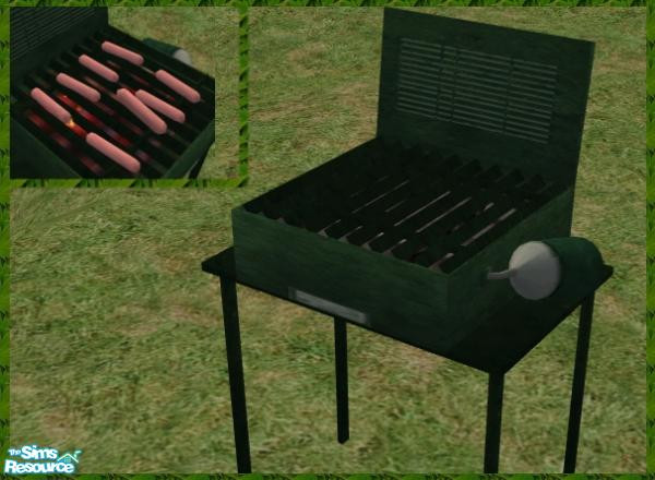 Sims 2 — Camping Trip! - Camp Stove by NewSimSimGirl — Roast the prefect hotdogs with this propane stove. You may recolor