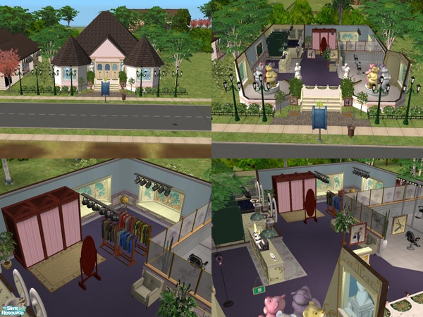 Sims 2 — Bards Beauty Bin by Malitia — The second OFB lot I created, and which I'm happy with. :) It's a small clothes