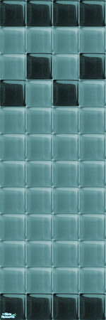 Sims 2 — Glass Walls_Turquoise - Individual Item by maylynn55 — maylynn55 **TSRAA**